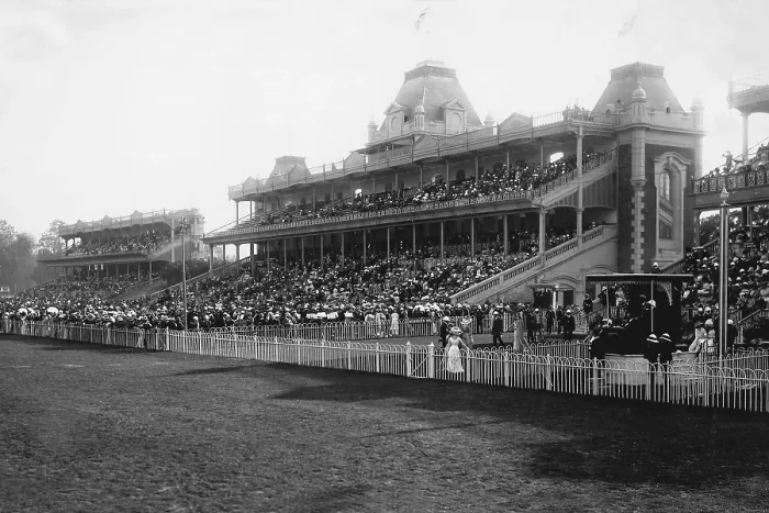 Framed Print : Vintage Photo of Race Course, Calcutta, West Bengal, Asia, India, 1900, Asia