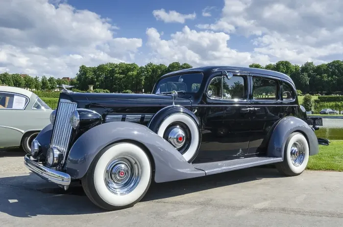Framed Print : Vintage U.S.-American Packard Eight