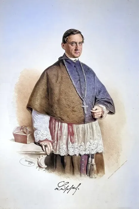 Framed Print : Vinzenz Gasser (1809-1879), Bishop of Brixen Framed Print : Vinzenz Gasser (1809-1879), Bishop of Brixen