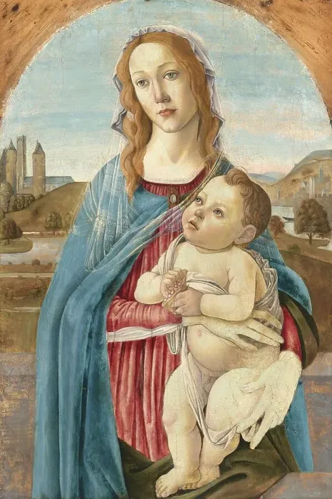 Framed Print : Virgin and Child (ca. 1485), Virgin and Child