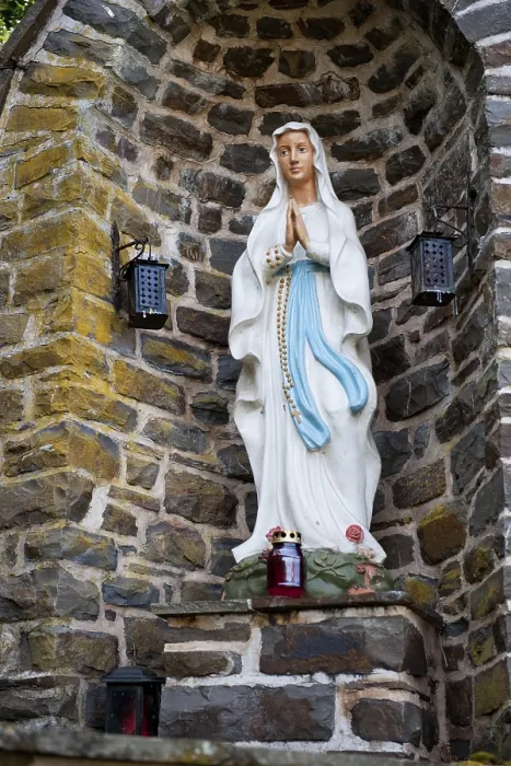Framed Print : Virgin Mary in church