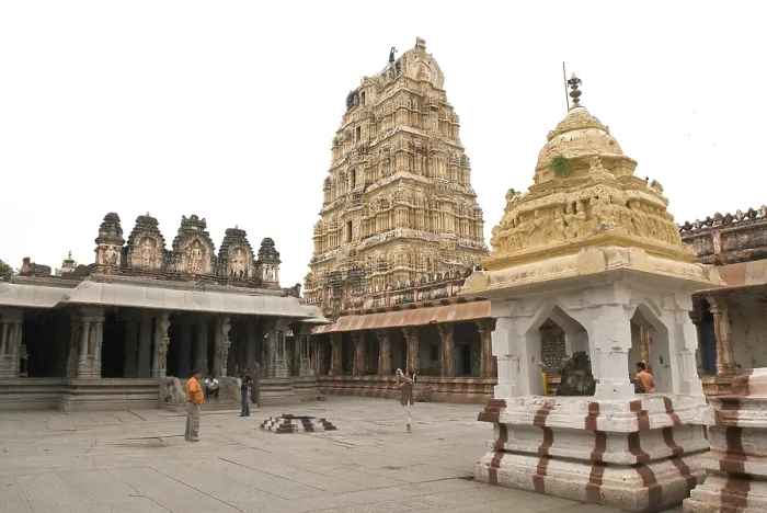 Framed Print : Virupaksha temple in Hampi, Karnataka, India