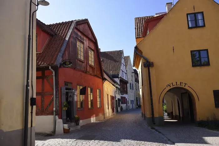 Framed Print : Visby, Gotland, Sweden1