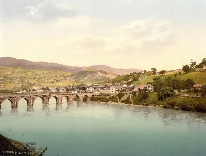 Framed Print : Visegrad, Bosnia, Herzegovina, c