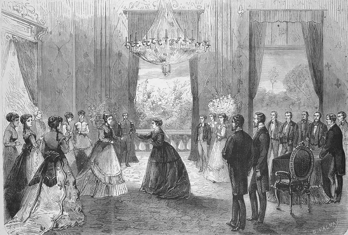 Framed Print : Visit of Empress Eugenie de Montijo