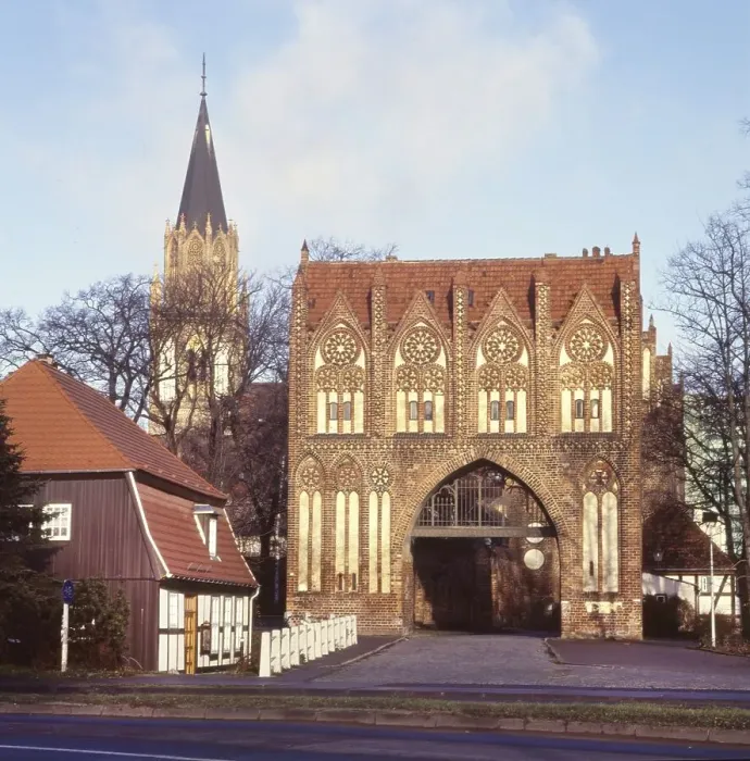 Framed Print : A visit to Neubrandenburg, here on 29