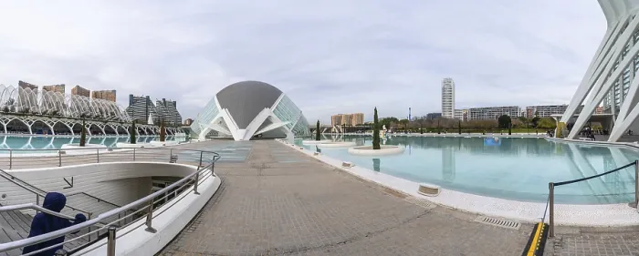 Framed Print : Visiting the panoramic exterior of the city of arts and sciences complex Framed Print : Visiting the panoramic exterior of the city of arts and sciences complex