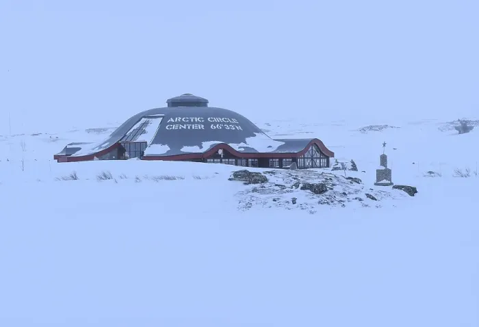 Framed Print : Visitor centre, Arctic Circle Center