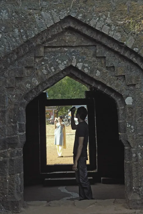 Framed Print : Visitors panhala fort, Kolhapur