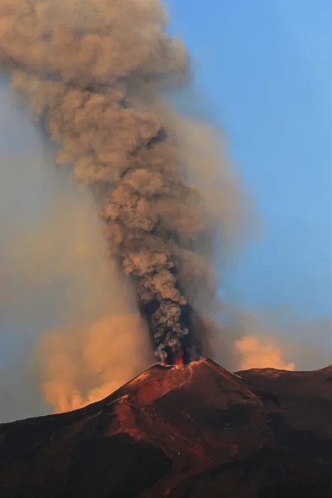 Framed Print : Volcanic eruption on Mount Etna, Sicily Framed Print : Volcanic eruption on Mount Etna, Sicily