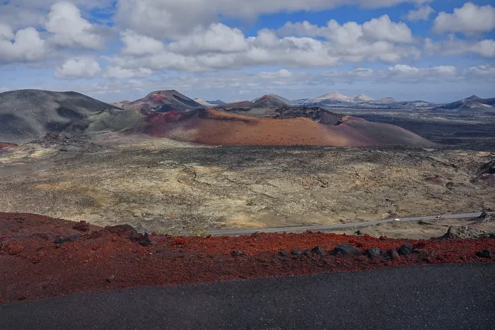 Framed Print : Volcanic landscape of the Fire Mountains
