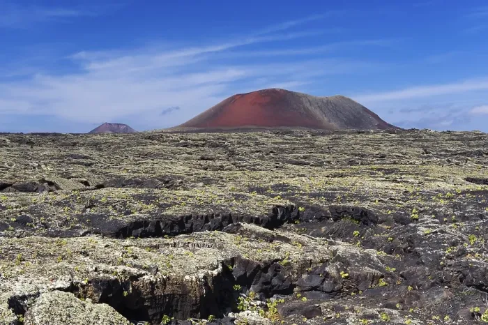 Framed Print : Volcanic landscape, lava, Caldera Colorada Framed Print : Volcanic landscape, lava, Caldera Colorada