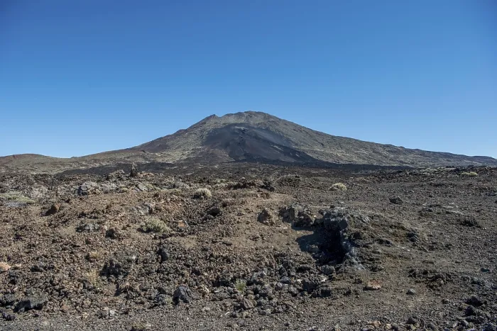 Framed Print : Volcanic landscape, Volcano Pico Viejo