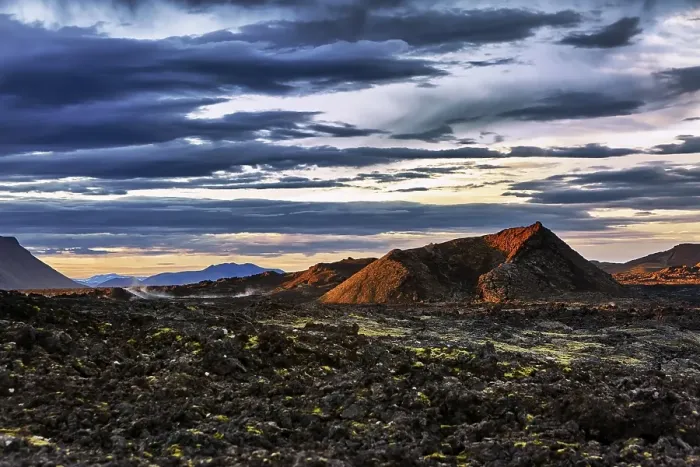 Framed Print : Volcano Leirhnjukur, Krafla Volcanic area