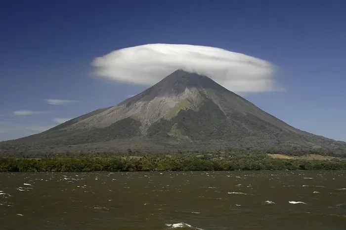 Framed Print : Volcano Mt. Concepcion, Isla de Ometepe