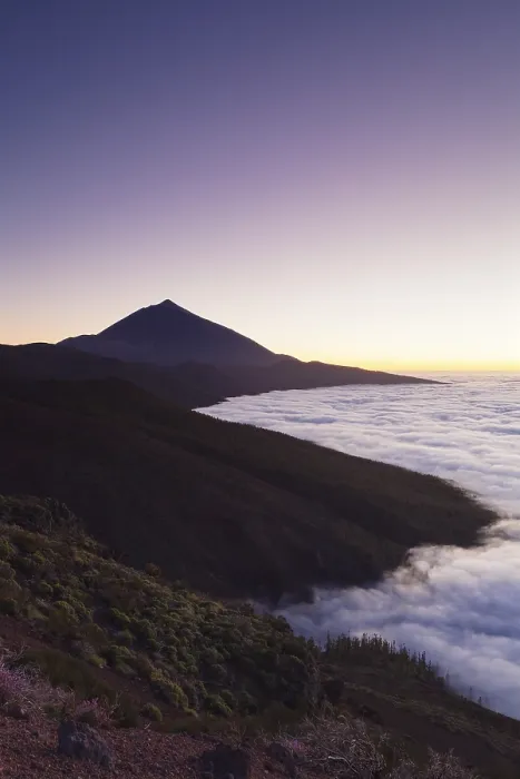 Framed Print : Volcano Pico del Teide at sunset