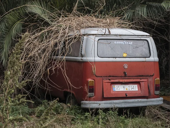 Framed Print : Volkswagen, VW, Bulli, Transporter