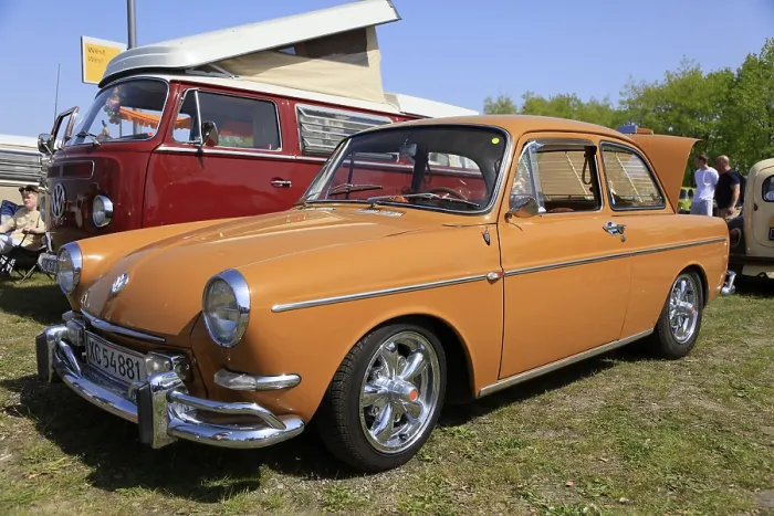 Framed Print : Volkswagen VW Type 3 1600 saloon