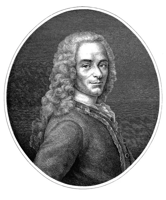 Framed Print : Voltaire, 1694 - 1778, actually Francois Marie Arouet