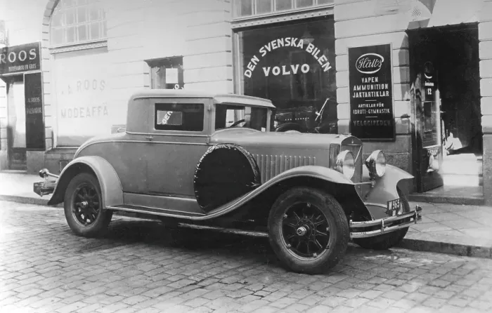 Framed Print : Volvo PV650 model 1930. This model specially built on a PV 6590 chassis, with a so-called mother-in-law seat also called rumble seat or dicky seat. This car model manufactured by Volvo as a unique one-car only, was nicknamed the fishing hook Framed Print : Volvo PV650 model 1930. This model specially built on a PV 6590 chassis, with a so-called mother-in-law seat also called rumble seat or dicky seat. This car model manufactured by Volvo as a unique one-car only, was nicknamed the fishing hook