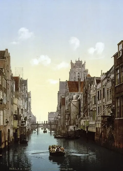 Framed Print : Voorstraatshaven, Dordrecht, Holland