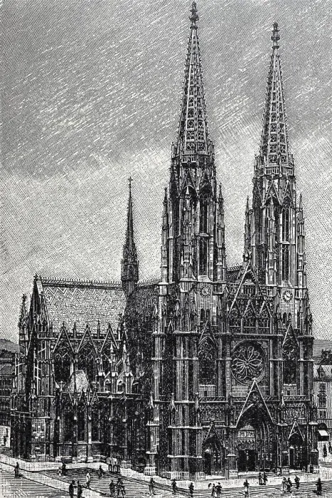 Framed Print : Votive Church, Ringstrasse, Vienna
