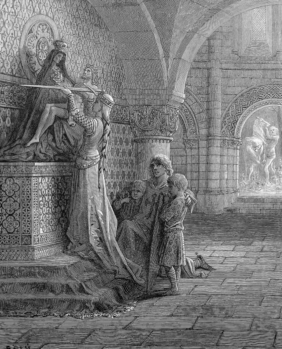 Framed Print : The Vow of Louis the Saint, Louis IX of France