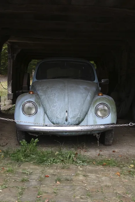 Framed Print : VW Beetle barn find Framed Print : VW Beetle barn find