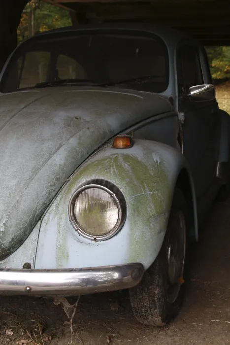 Framed Print : VW Beetle barn find Framed Print : VW Beetle barn find
