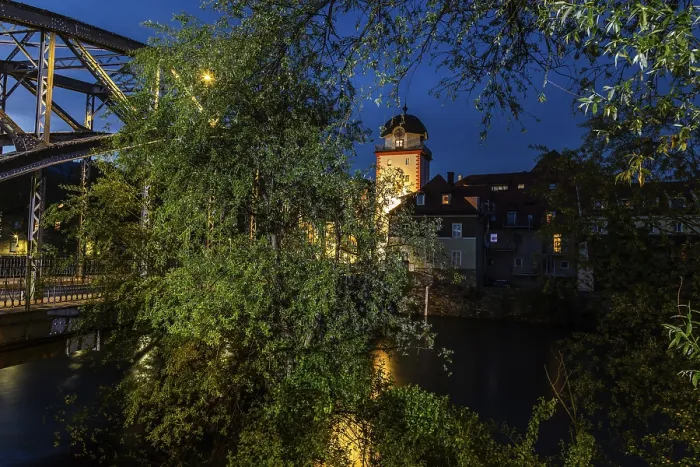 Framed Print : Waasenbrucke and Schwammerlturm