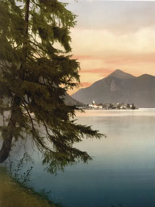 Framed Print : The Walchensee in Upper Bavaria