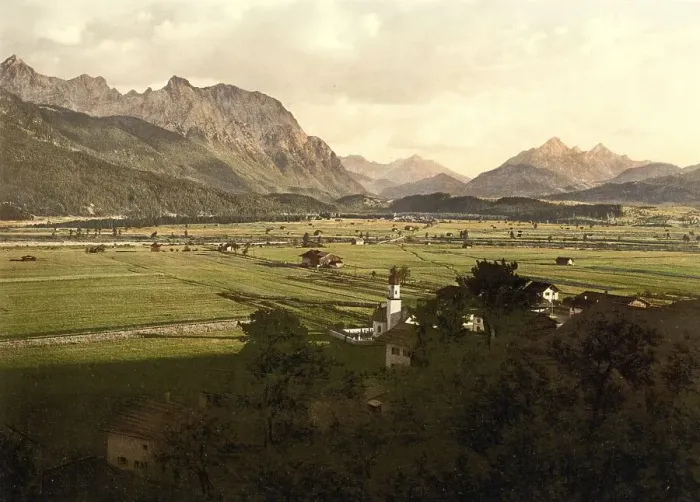 Framed Print : Walgau with the Karwendel Mountains Framed Print : Walgau with the Karwendel Mountains