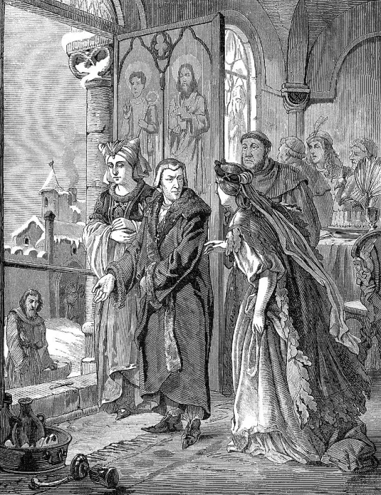 Framed Print : Walk to Canossa, Henry IV, 1050 Framed Print : Walk to Canossa, Henry IV, 1050