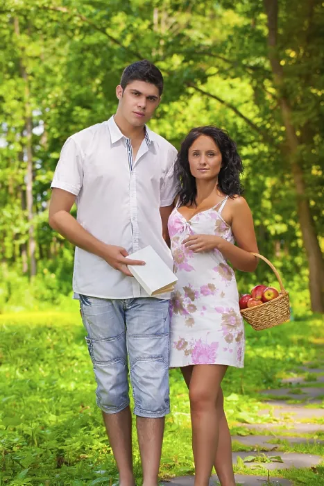 Framed Print : Walking couple Framed Print : Walking couple