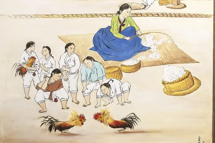 Framed Print : Wall art of traditional Korean life