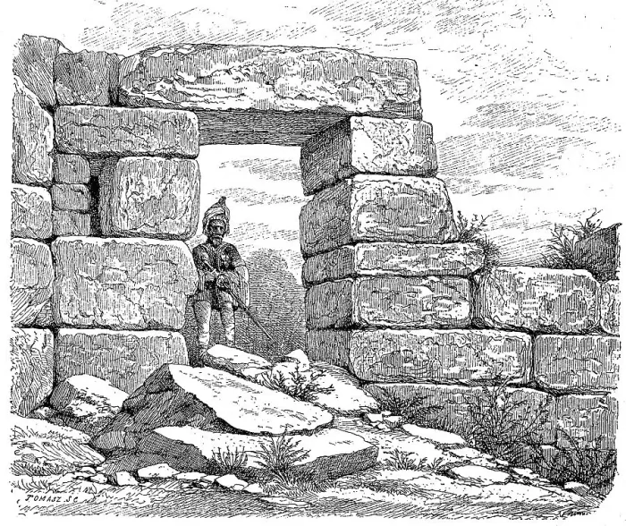Framed Print : Wall of the Leleger near Tasos in Caria