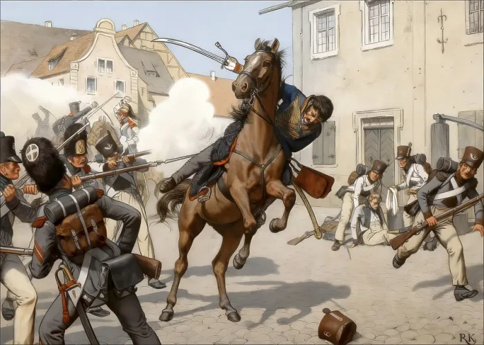 Framed Print : The War of the Fifth Coalition