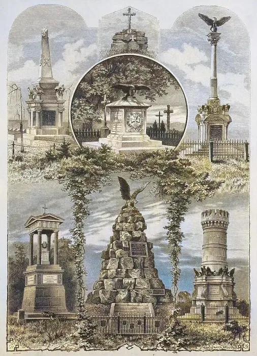 Framed Print : The War Memorials in Metz, France