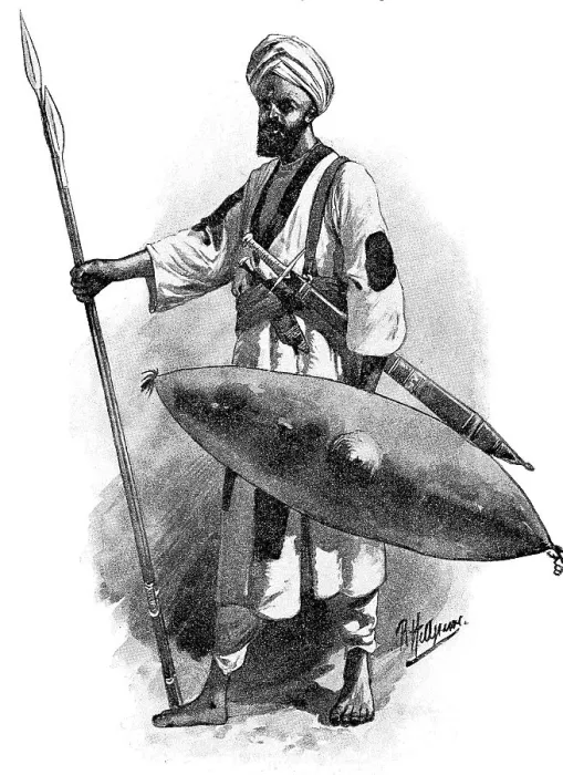 Framed Print : Warrior of the Mahdi from Khartoum Framed Print : Warrior of the Mahdi from Khartoum