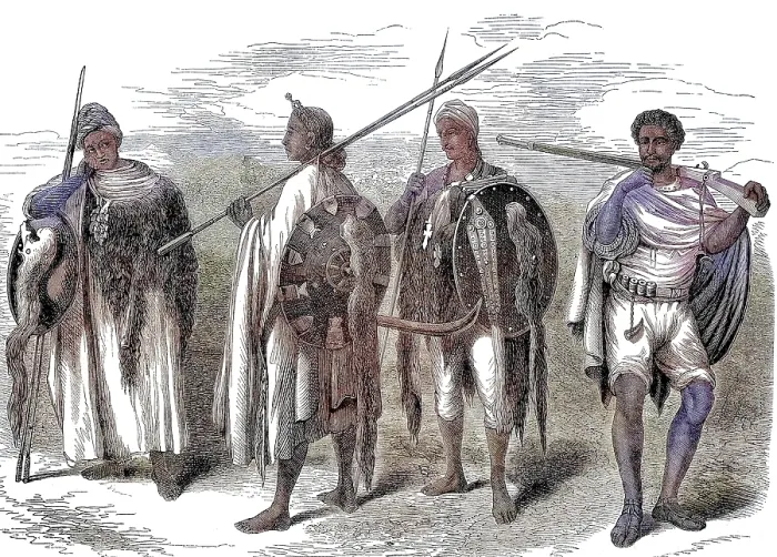 Framed Print : Warriors from Abyssinia, Ethiopian Empire Framed Print : Warriors from Abyssinia, Ethiopian Empire