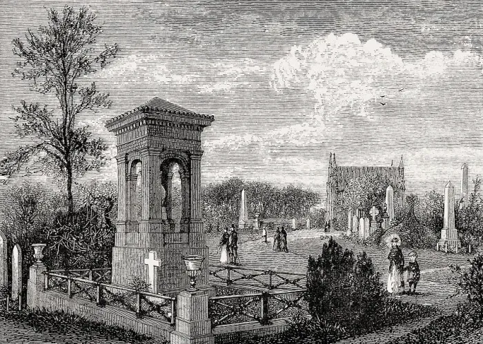 Framed Print : Warriston Cemetery, Edinburgh, Scotland