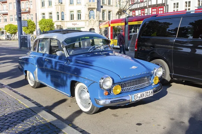 Framed Print : Wartburg 311, built in 1956, registered on 4 November 1957