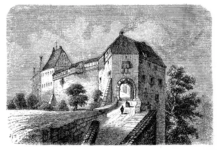 Framed Print : Wartburg Castle in the 18th century Framed Print : Wartburg Castle in the 18th century