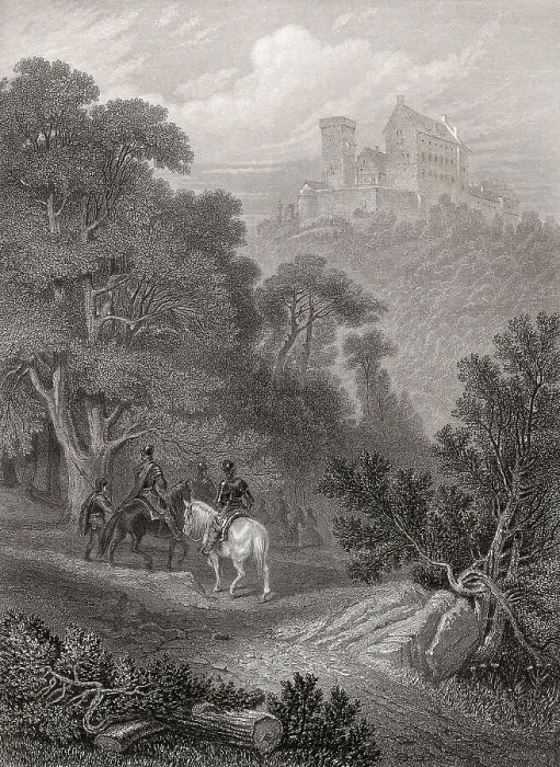Framed Print : Wartburg castle, Eisenach, Thuringia