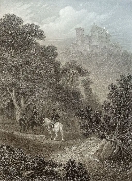 Framed Print : Wartburg castle, Eisenach, Thuringia