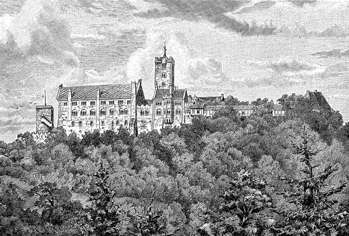 Framed Print : The Wartburg in Eisenach, Thuringia
