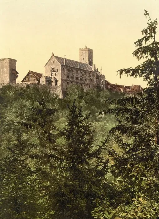 Framed Print : The Wartburg in Eisenach, Thuringia, c