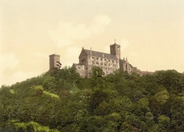 Framed Print : The Wartburg near Eisenach in Thuringia