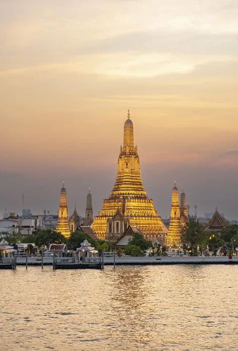 Framed Print : Wat Arun Temple, Bangkok, Thailand, Asia