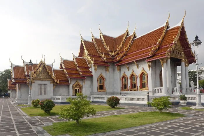 Framed Print : Wat Benchamabophit, the marble temple